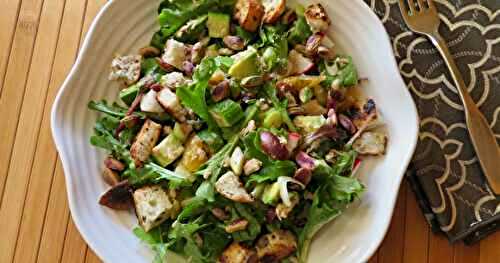 Vacances en cuisine 49 - Salade-repas de thon craquante + 