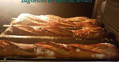 Baguettes de pain au levain d'Eric Kayser