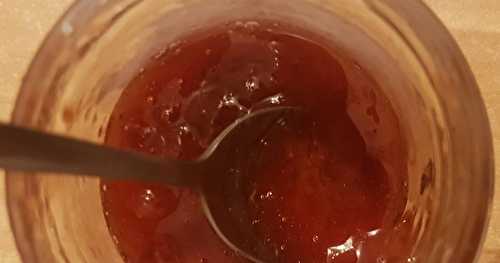 Confiture de fraises au micro-ondes