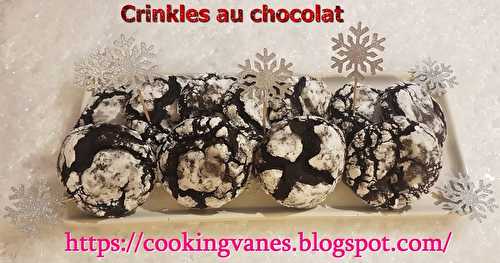 Crinkles au chocolat