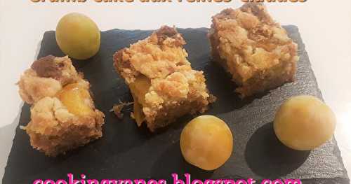 Crumb cake aux reines-claudes