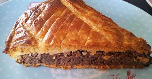 Galette des rois à la frangipane noisette-chocolat