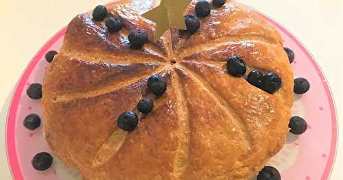 Galette des rois aux myrtilles