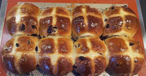 Hot Cross Buns sans oeufs