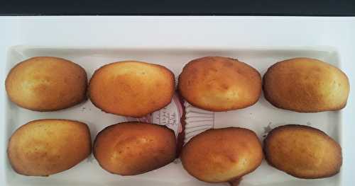 Madeleines à la fleur d'oranger