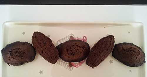 Madeleines au chocolat de Christophe Felder