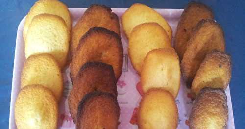 Madeleines noix de coco et pépites de chocolat