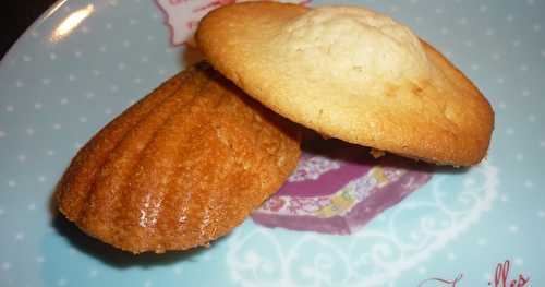 Madeleines sans oeufs