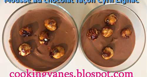 Mousse au chocolat façon Cyril Lignac