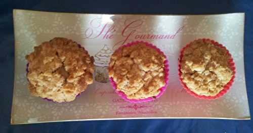 Muffins pomme, poire avec un topping