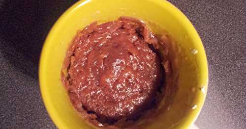 Mugcake au chocolat Milka sans oeufs