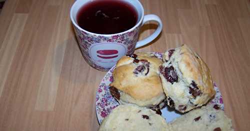 Scones aux cranberries