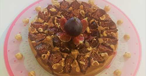 Tarte figues-noisettes