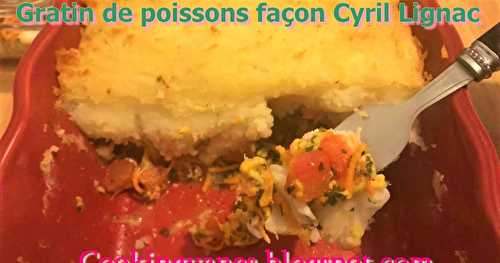 Gratin de poissons façon Cyril Lignac