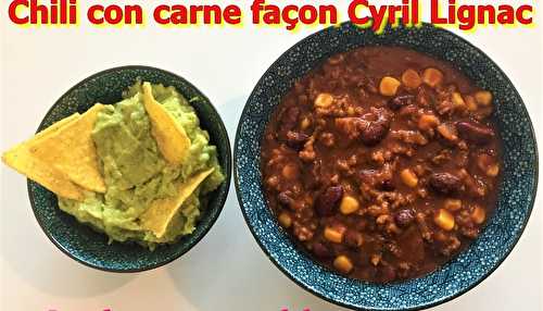 Chili con carne façon Cyril Lignac