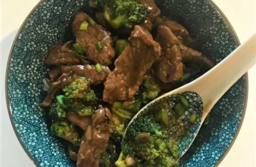 Bœuf et brocoli à la chinoise 