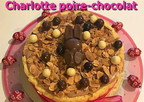 Charlotte poire-chocolat