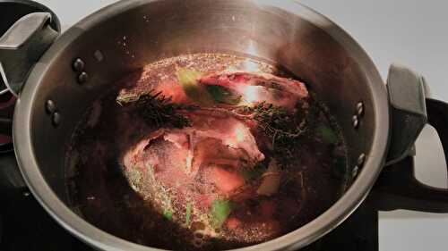 Bouillon de carcasses de faisans