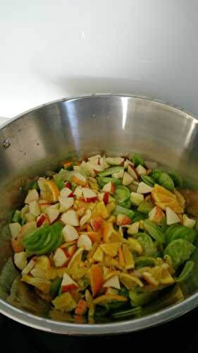 Confiture de tomates vertes, oranges, basilic