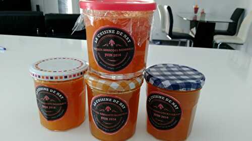 Confiture pêches abricots romarin