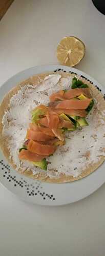 Wrap saumon avocat ww