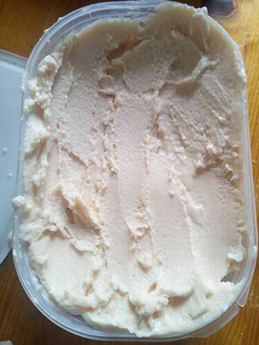 GLACE A LA PECHE BLANCHE ( thermomix)