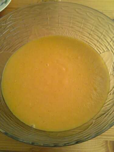 Soupe à la courge butternut ( thermomix) - La cuisine de Nenette