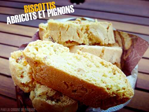 Biscotti aux abricots et pignons