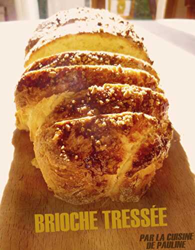 Brioche tressée sans pétrin