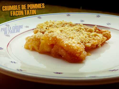 Crumble façon tatin