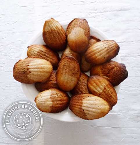 Madeleines marbrées sans gluten