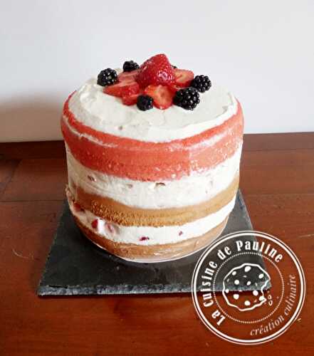 Naked Cake Fraise Mirabelle