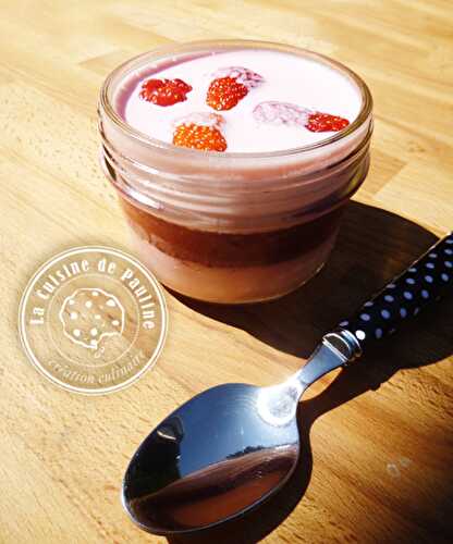 Panna Cotta duo de fraises