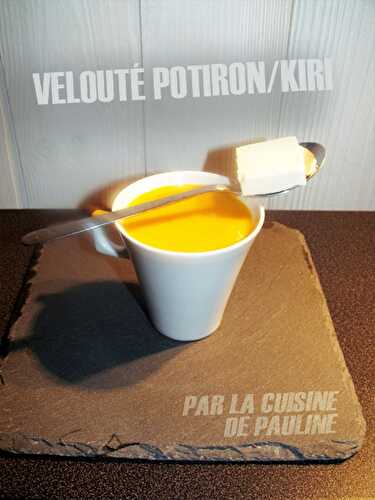 Velouté Poti-marron et kiri