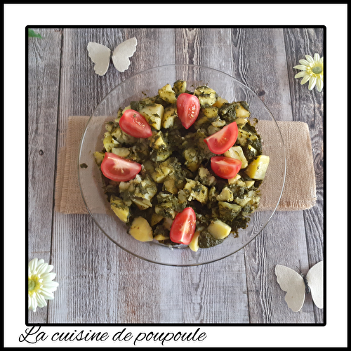 Aloo Palak (épinard, pommes de terre)