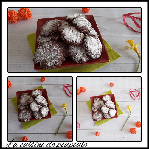 Biscuits crousti-moelleux au chocolat