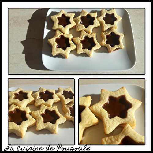 Biscuits étoile au caramel au beurre salé
