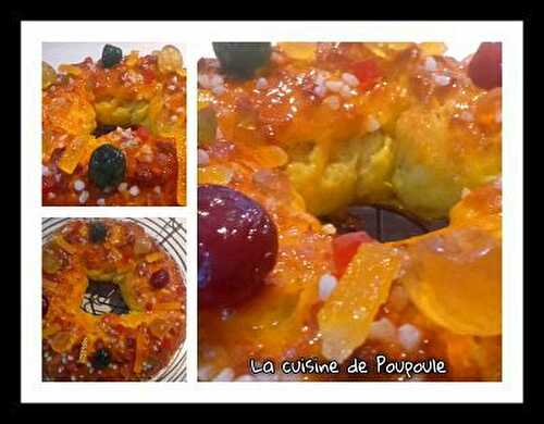 Brioche des rois au fruits confits de Christophe Fleder au kitchenaid