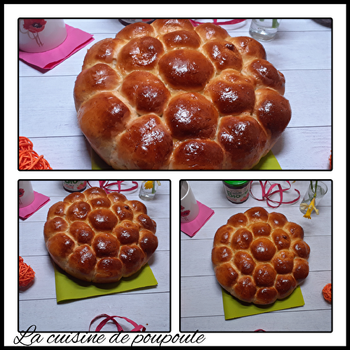 Brioche la mona (Algérienne) au Kitchenaid