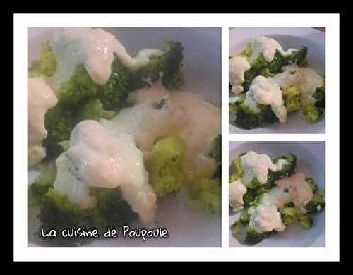 Brocoli au roquefort au thermomix ou sans