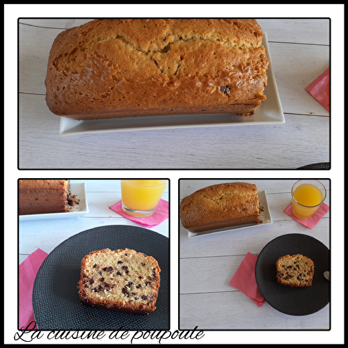 Cake excellent aux pépites de chocolat au thermomix ou sans