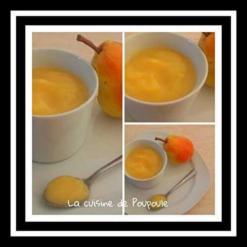 Compote de poire au thermomix ou sans