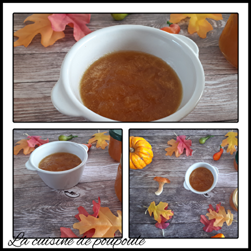 Confiture pomme caramel