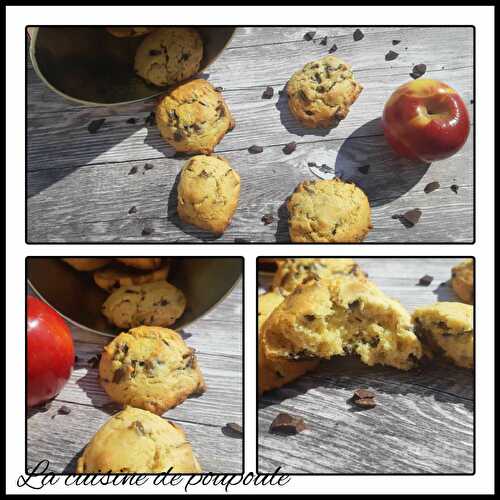 Cookies au Muscovado et compote de pommes