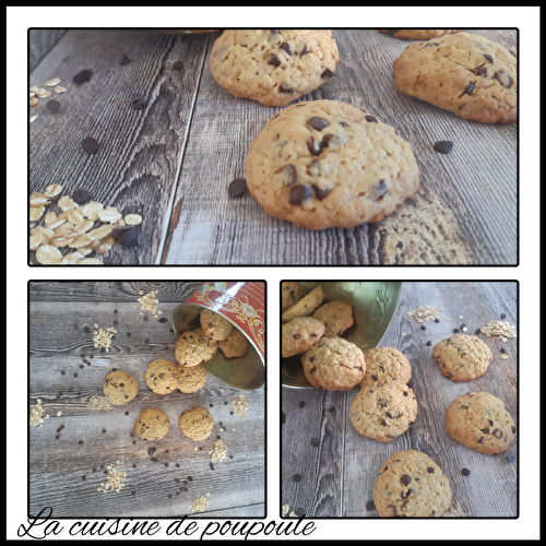 Cookies aux flocons d’AVOINE et pépite de chocolat