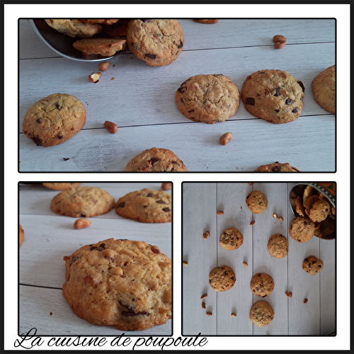 Cookies chocolat et noisettes