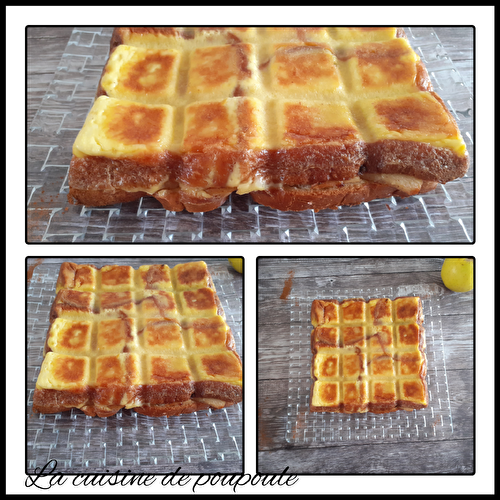 Croque tablette aux pommes