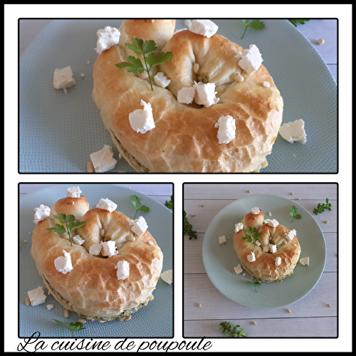 Feuilleté roulé à la feta