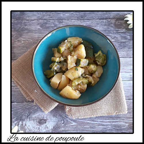 Fricassée de pommes de terre et de courgettes à la méditerranéenne