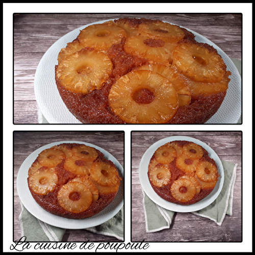 Gâteau renversé à l’ananas de Cyril Lignac